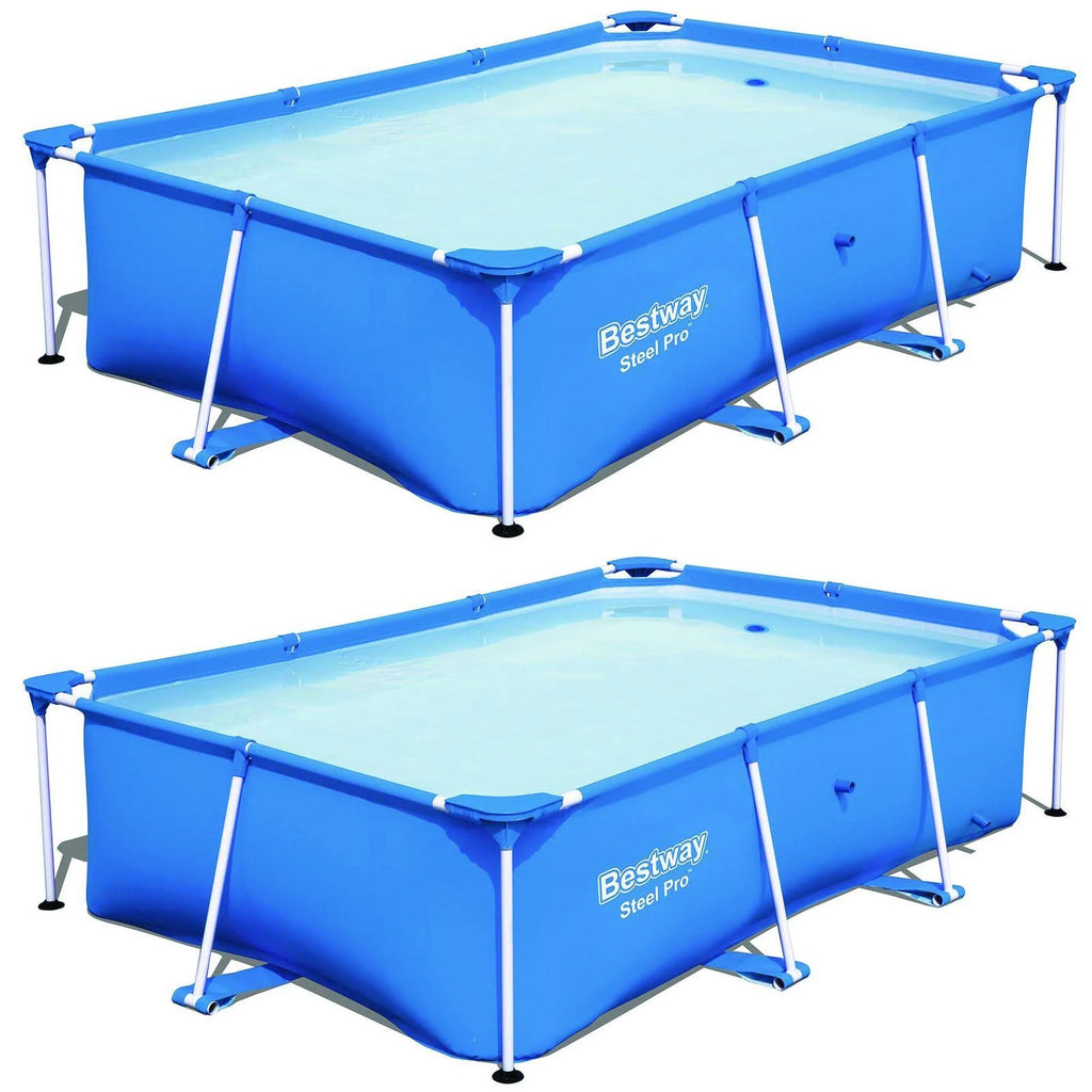 8.5ft x 5.6ft x 2ft Rectangular Above Ground Swimming Pool (2 Pack) P18383
