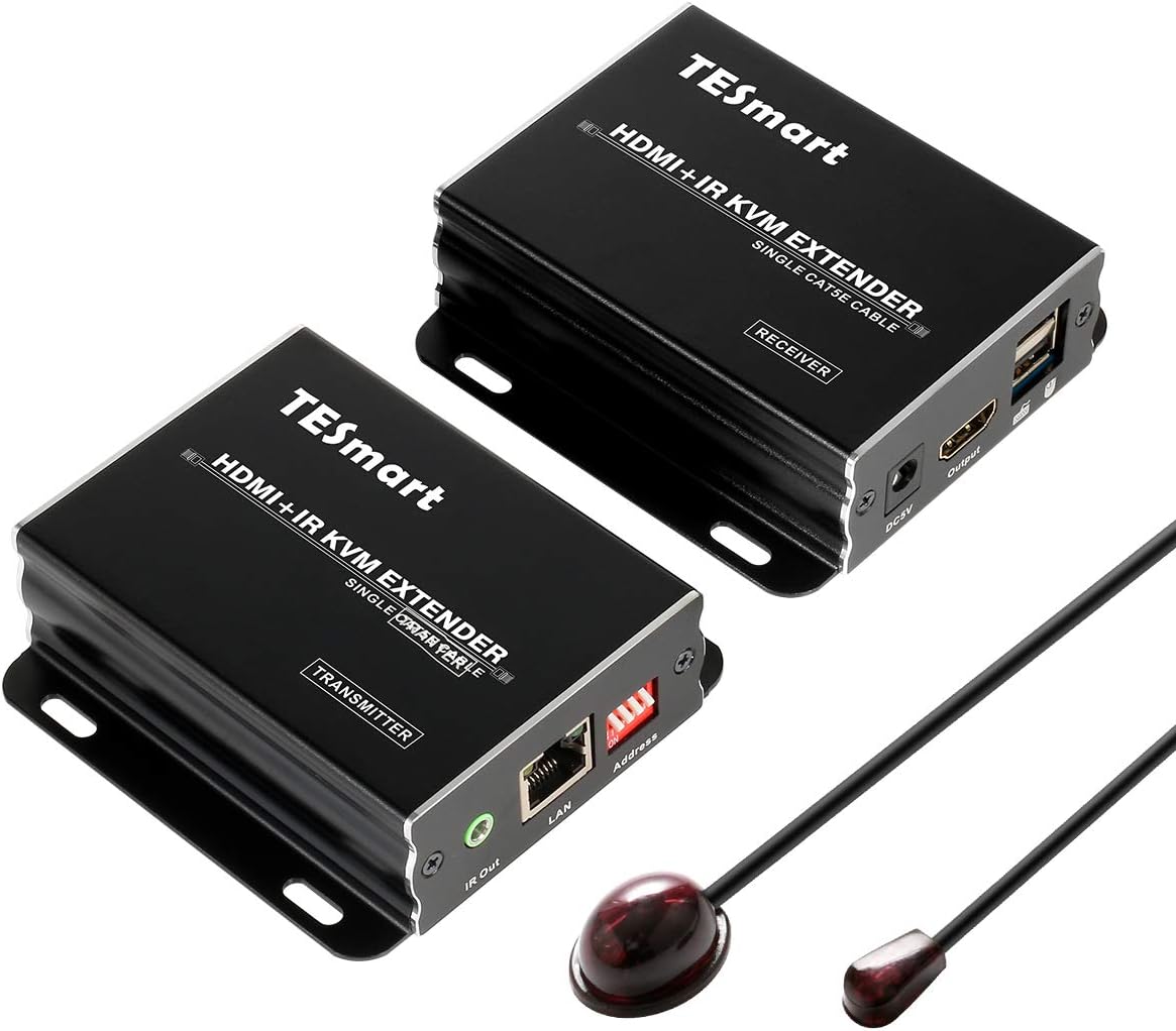 1080P HDMI KVM Extender over Cat5e Cat6 with IR Pass Through H171419