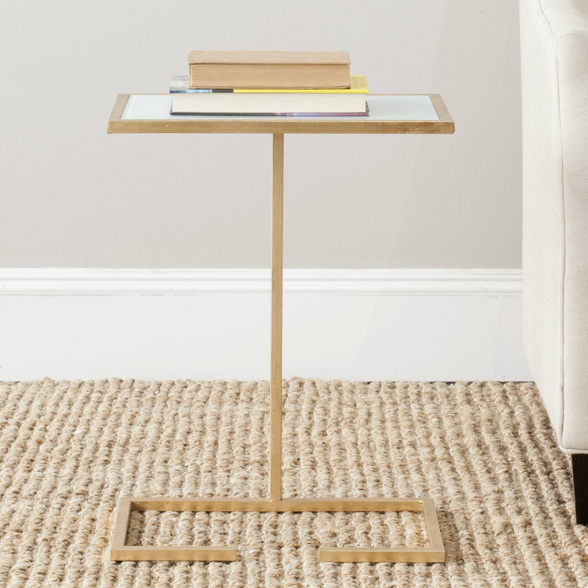 Gold/Black Accent Table D4821