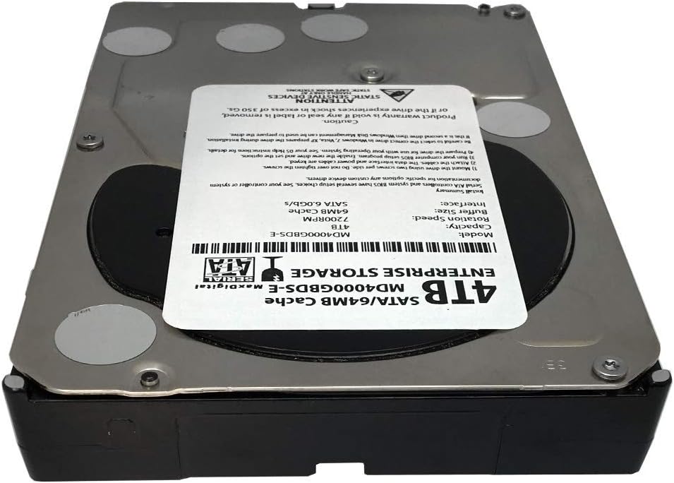 4TB 7200RPM 64MB Cache SATA 6.0Gb/s 3.5inch Internal Hard Drive Pack of 2 B7046