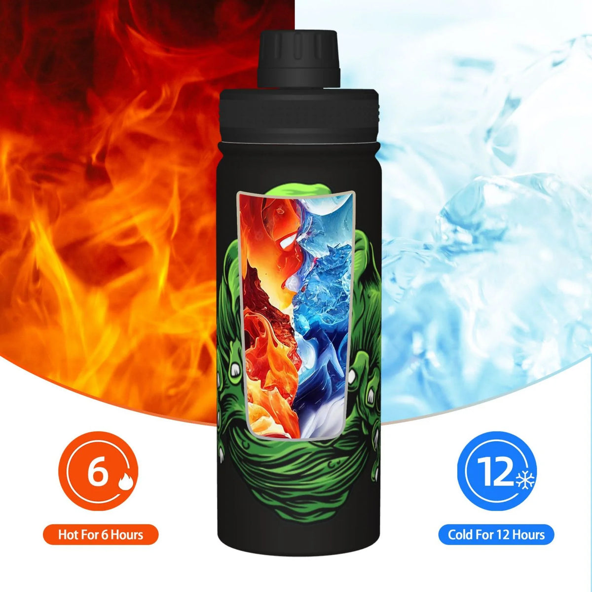 Insulated Stainless Steel Water Bottle 18OZ E502