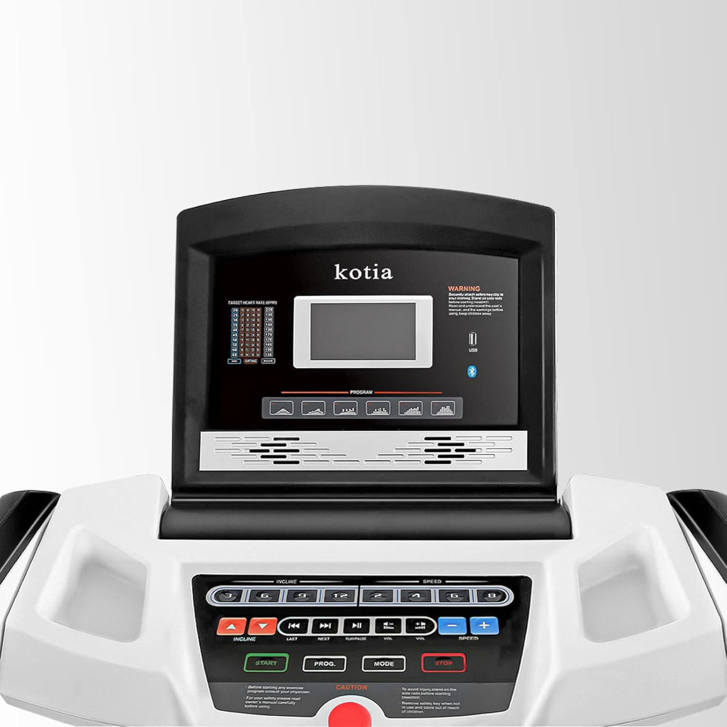 2-in-1 Folding Treadmill with Desk, Electric Treadmill with Auto Incline Bluetooth Speaker B4831
