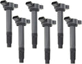 Set of 6 Ignition Coils for Toyota Avalon Camry Highlander RAV4 Sienna Lexus RX350 ES350 RX450H D6872