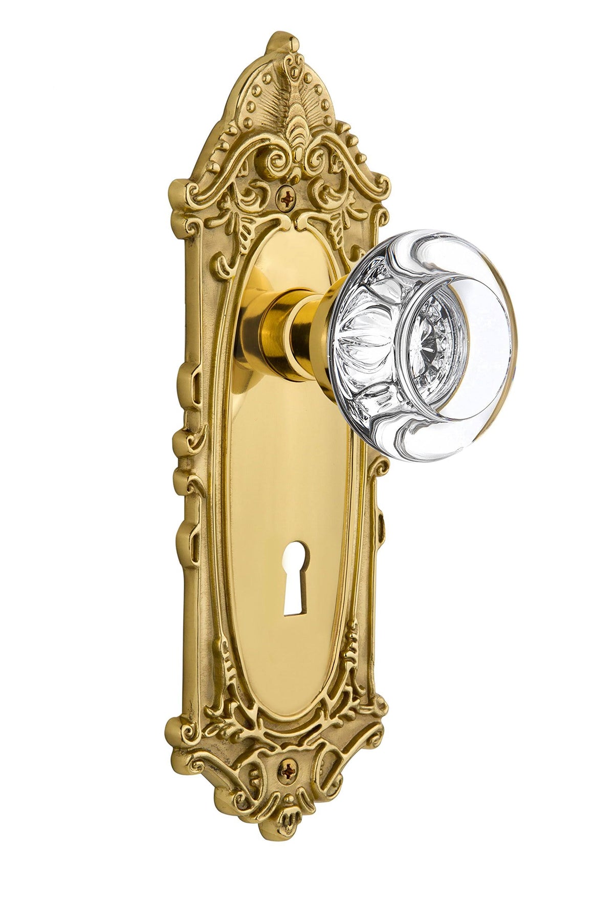 Round Clear Crystal Glass Knob L6187