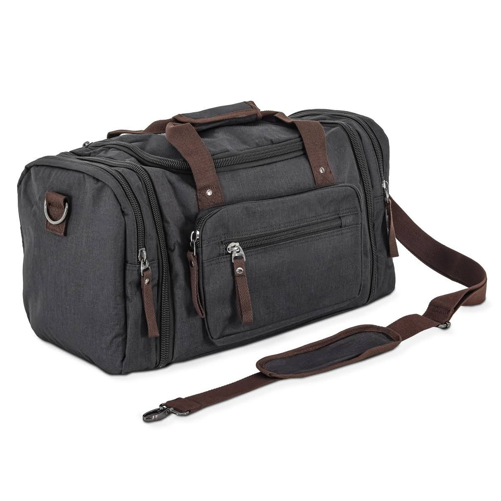 Black Canvas Travel Bag 35Ltr P915