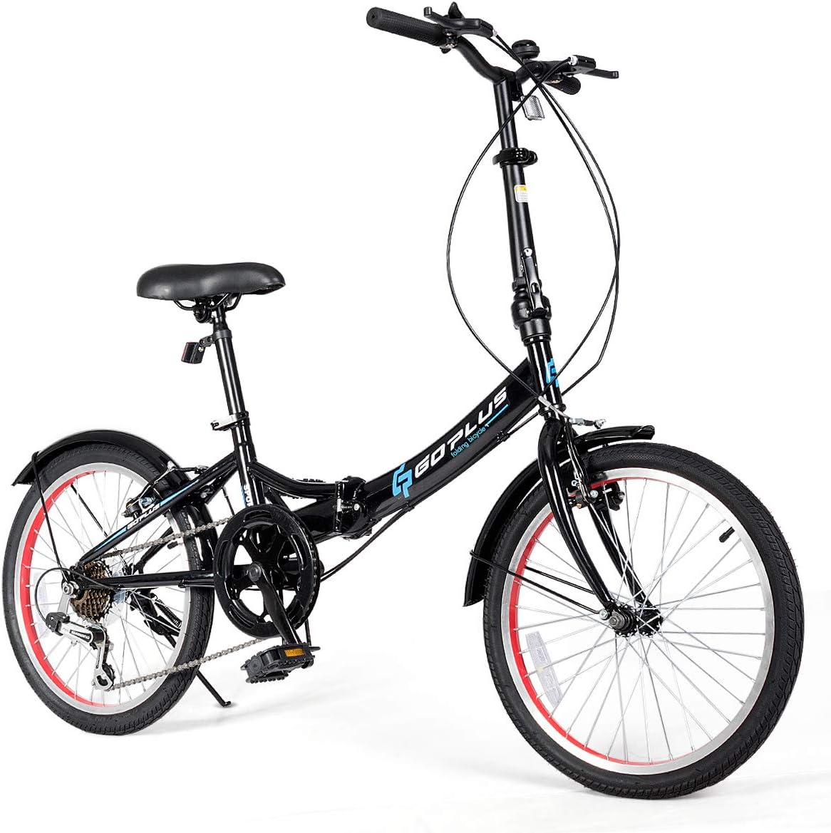 20'' Folding Bike, 7 Speed Shimano Gears, Lightweight Iron Frame Z871