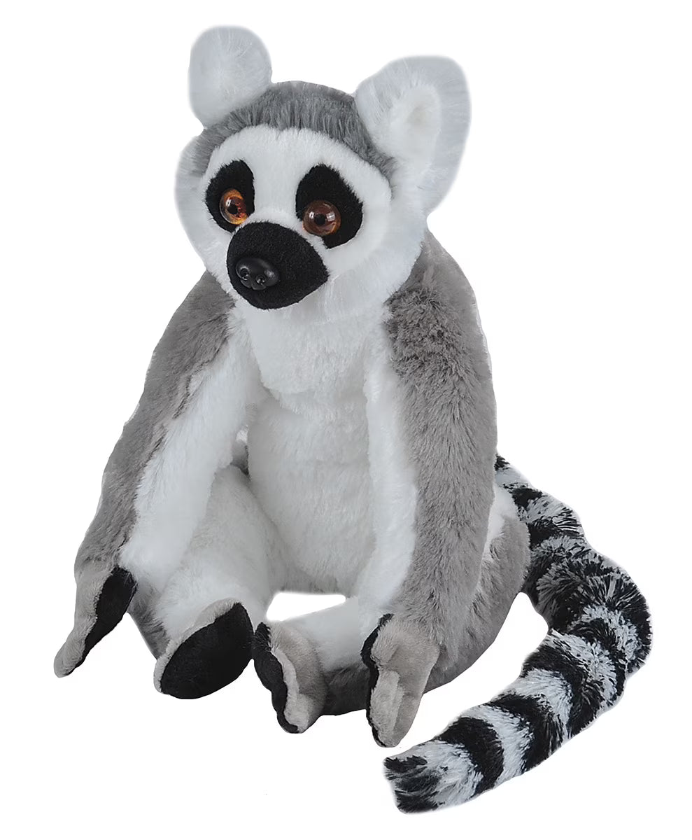 Ring Tailed Lemur Plush Stuffed Animal, 12 Inches X17947