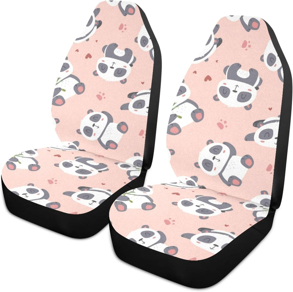 Rose Leopard 2pcs Car Seat Cover F22359