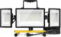 80W LED Work Light, Triple Adjustable Heads, 6500K, IP65 Waterproof, with Stand, Pack of 2 J584950