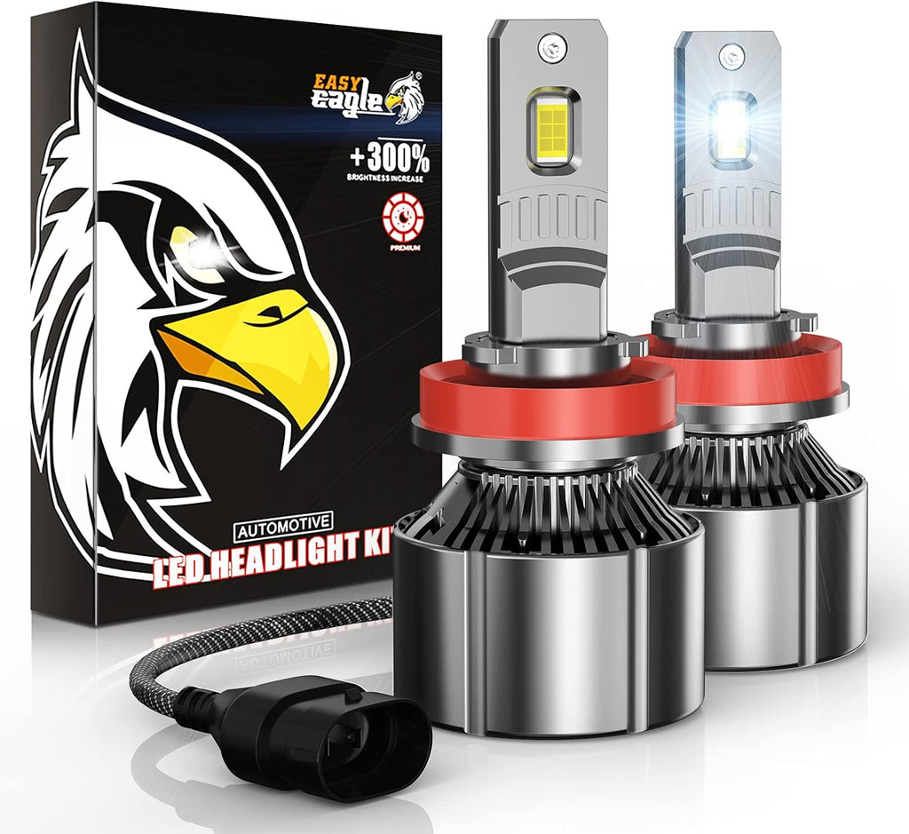 H11 LED Headlight Bulbs 6500K Cold White Conversion Kit Pack of 2 K939