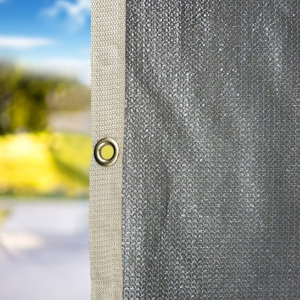 RV Awning Privacy Screen Shade Panel Kit Sunblock Drop 10 x 16ft, Grey T607