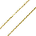 10K Yellow Gold 2.2mm Hollow Wheat Chain Necklace, 22 Inches G51521