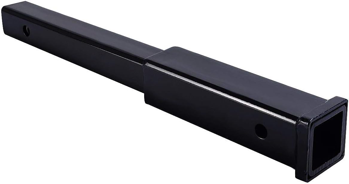 18 Trailer Hitch Extension for 2-Inch Receiver Tube Extender Pack of 2 T15662
