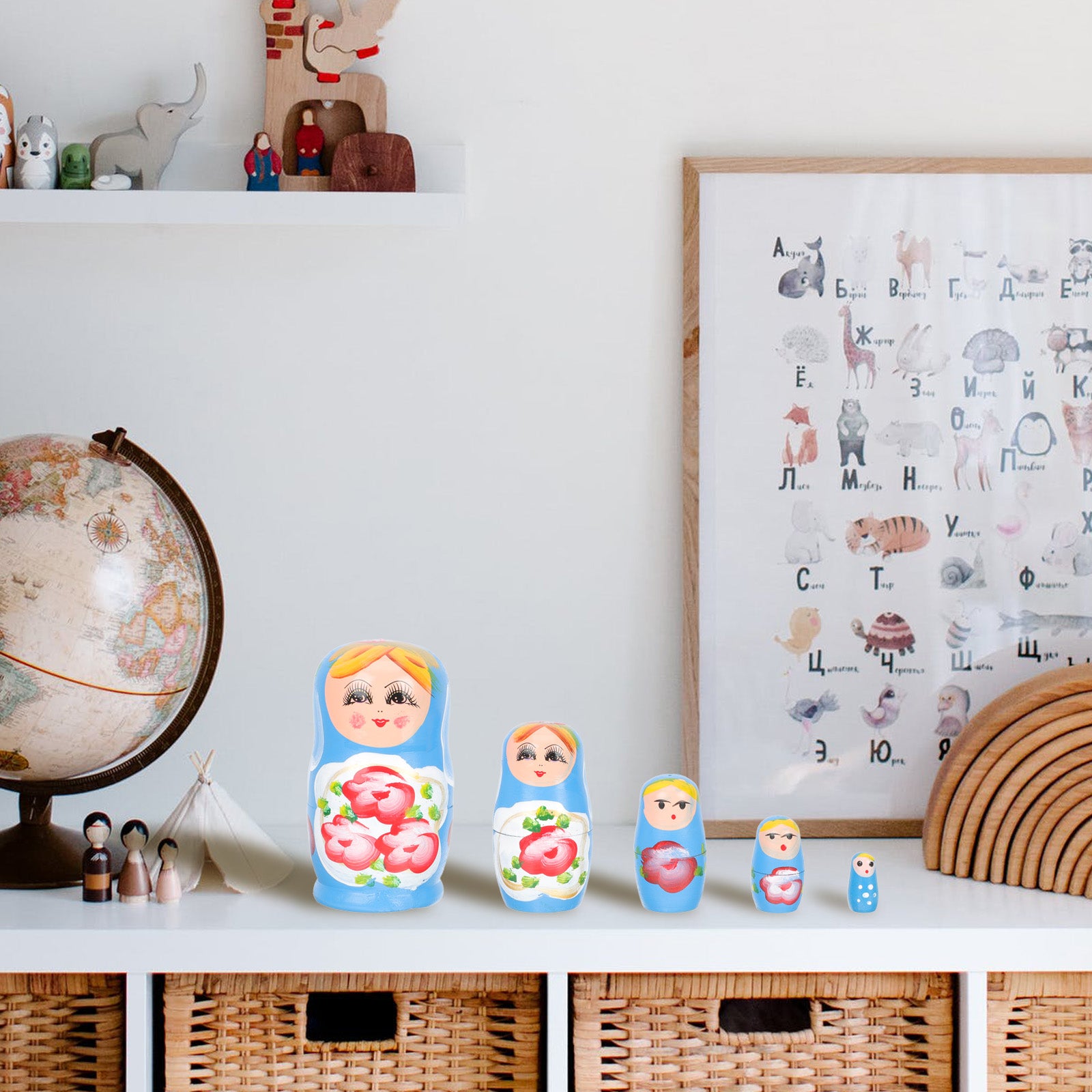 Matryoshka Wooden Dolls Q9540