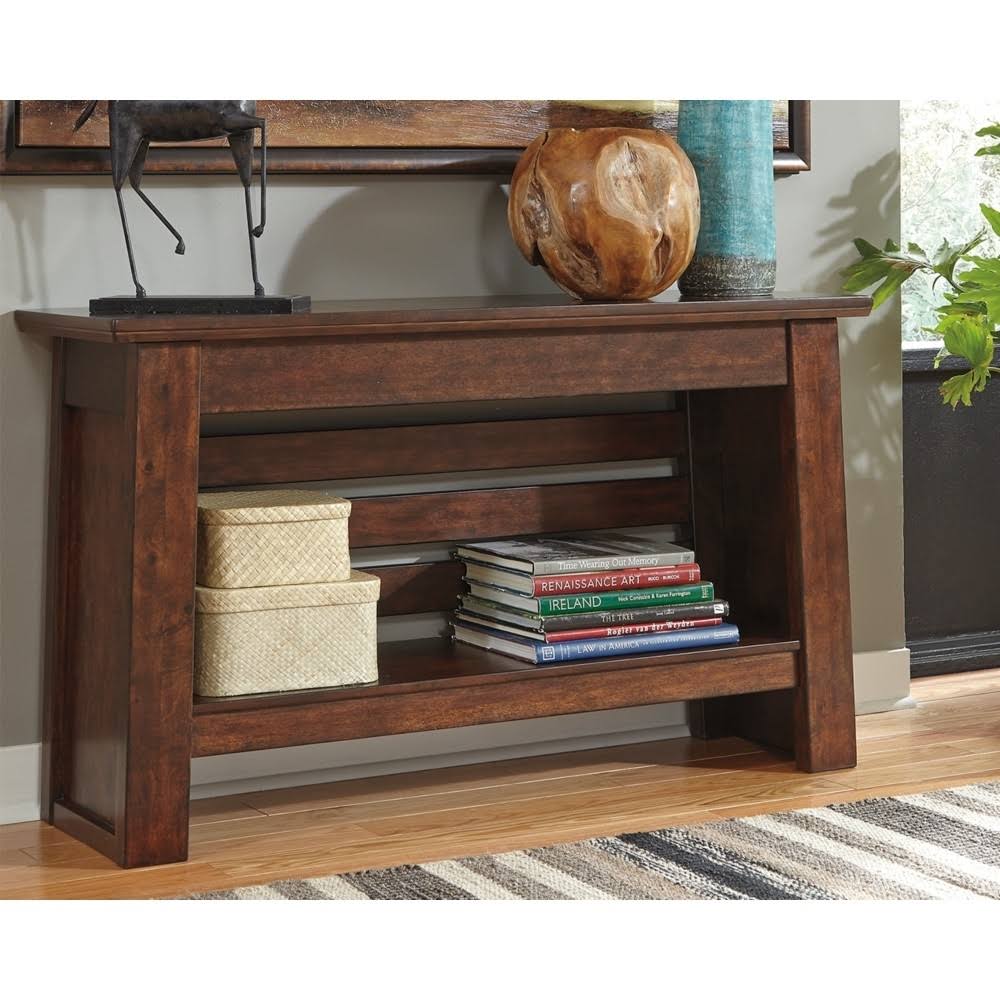 Reddish Brown Sofa Table R6918