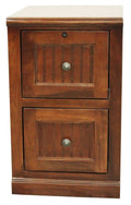 Antique Black 2 Drawer File Cabinet H1807