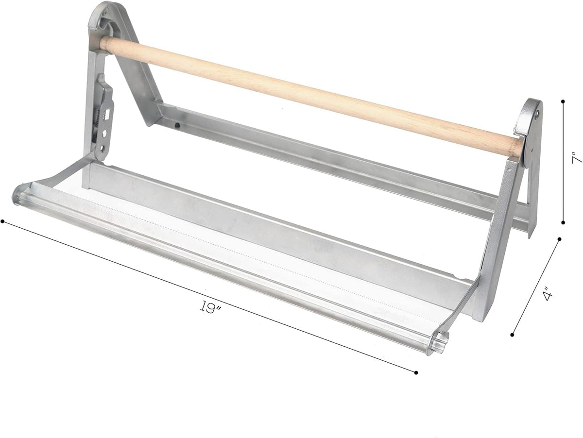 18" Wrapping Paper Roll Cutter Dispenser with Serrated Blade, Pack of 2 N723