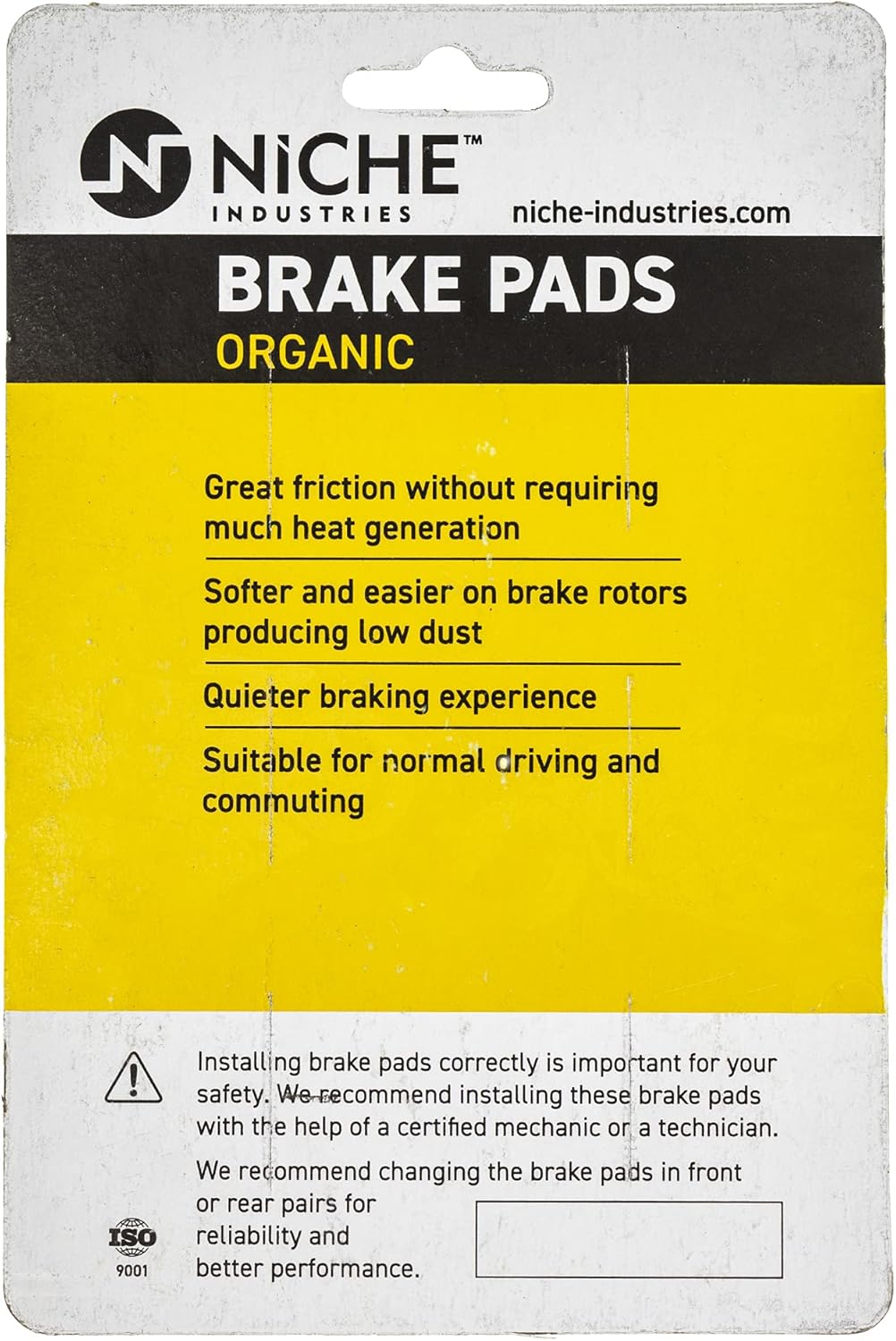 Brake and Parking Pad Set, Organic, Pack of 2 D50744