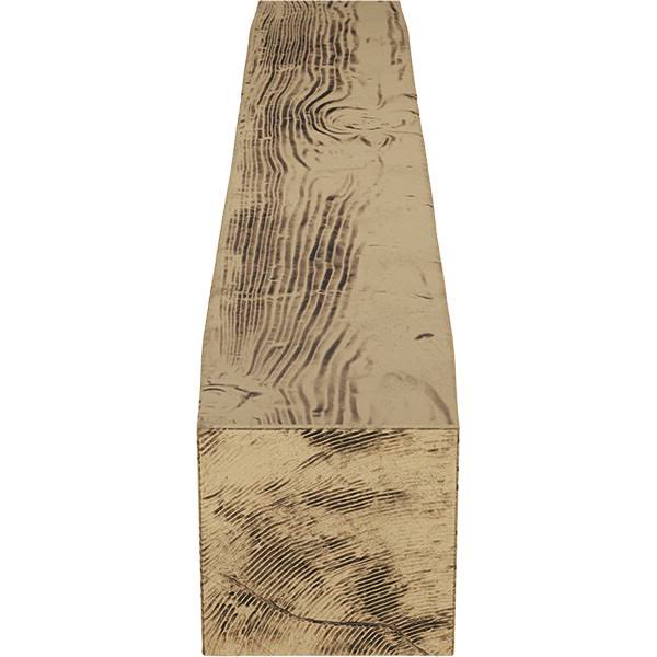 Sandblasted Faux Wood Fireplace Mantel W7924