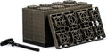 4x2 Leveling Block for Dual Tires, Interlocking, Brown, Pack of 10 F502575