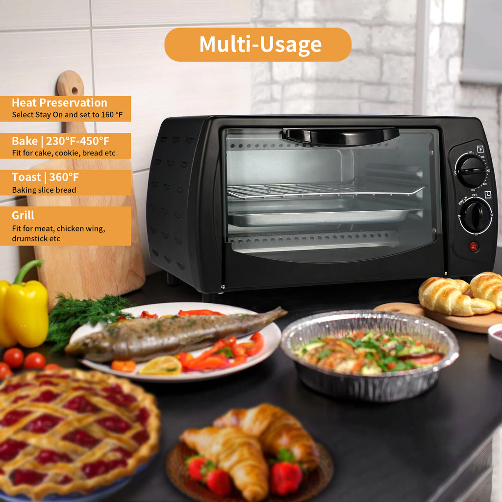 Stainless Steel Air Fryer Toaster 9 L 4-Slice F53706