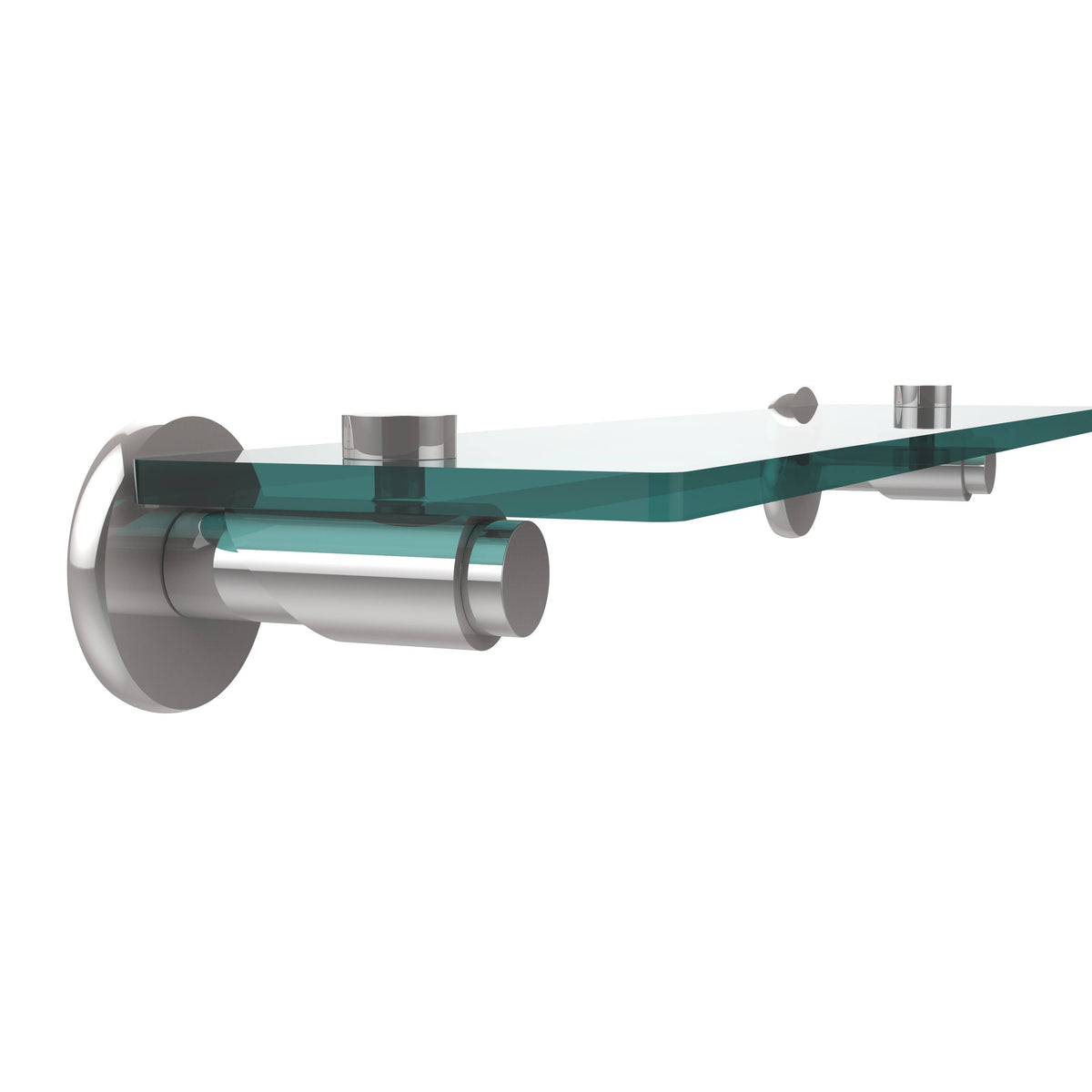 Polished Chrome Glass Vanity Shelf V40571