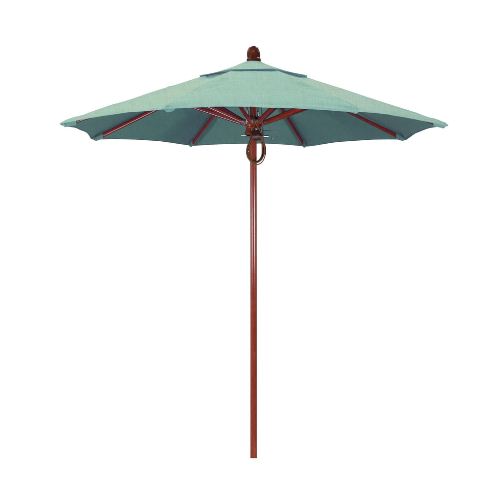 7.5 ft Patio Umbrella with Red Oak Fiberglass Pole Fiberglass Ribs B7147