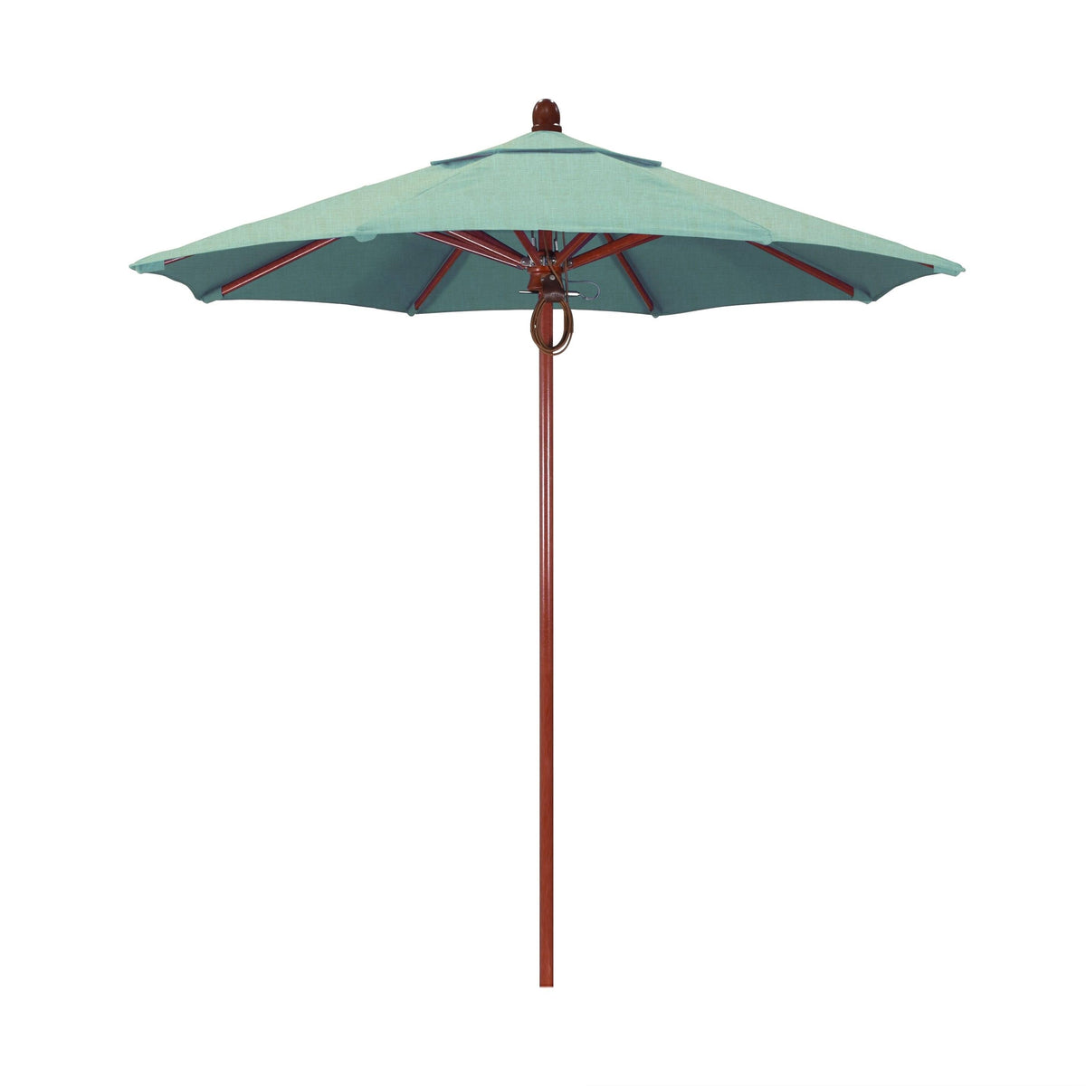 7.5 ft Patio Umbrella with Red Oak Fiberglass Pole Fiberglass Ribs B7147