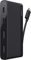 4-Port USB-C Hub with Two USB-C & Two USB-A Ports, Pack of 2 A6094