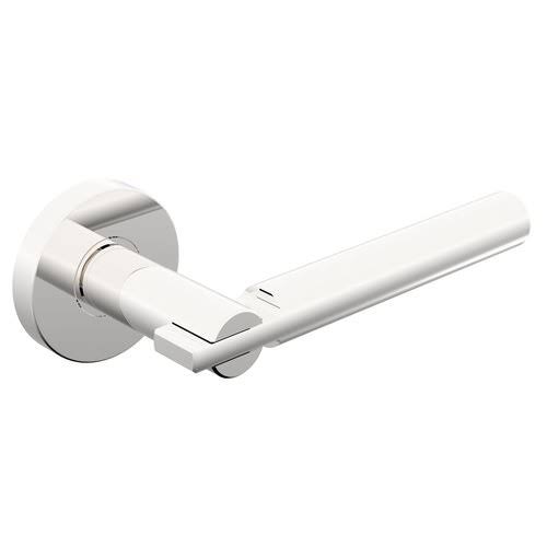 Satin Brass and Brown Left Handed Lever Only T511743