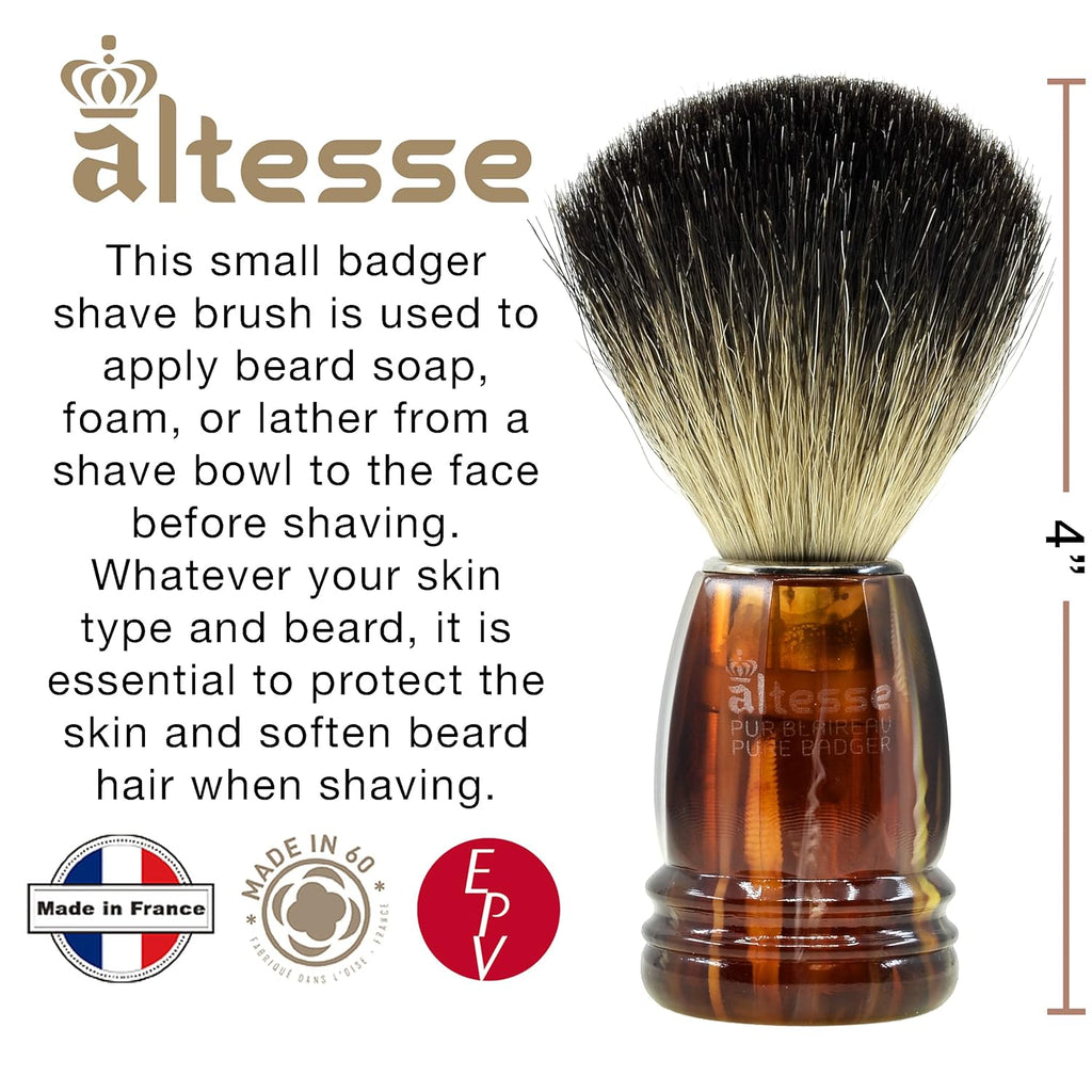 Natural Badger Shaving Brush Pack of 2 Q283
