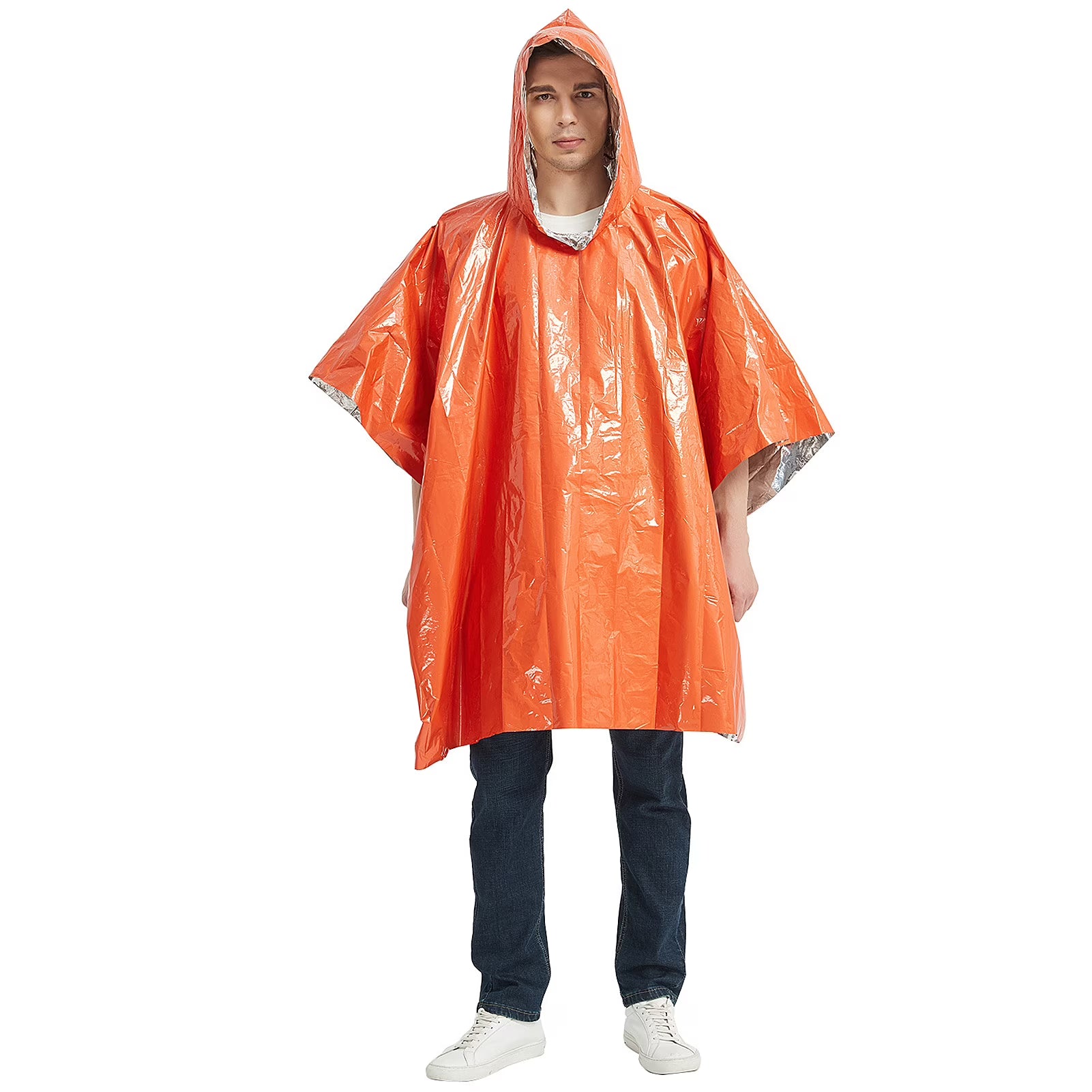 Waterproof Poncho Raincoat, Sleeping Bag, and Tent Shelter L741