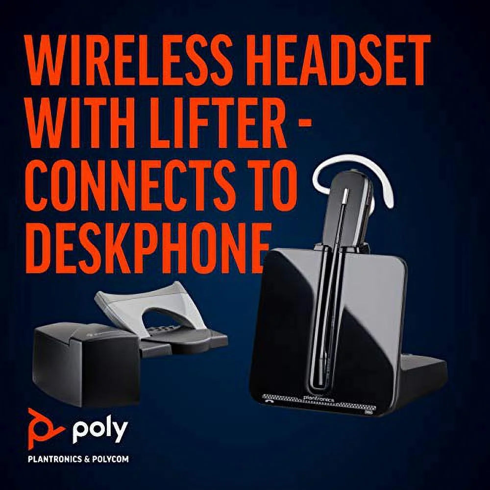 Wireless DECT Headset with Lifter, Single Ear, Noise Canceling Microphone Y15443