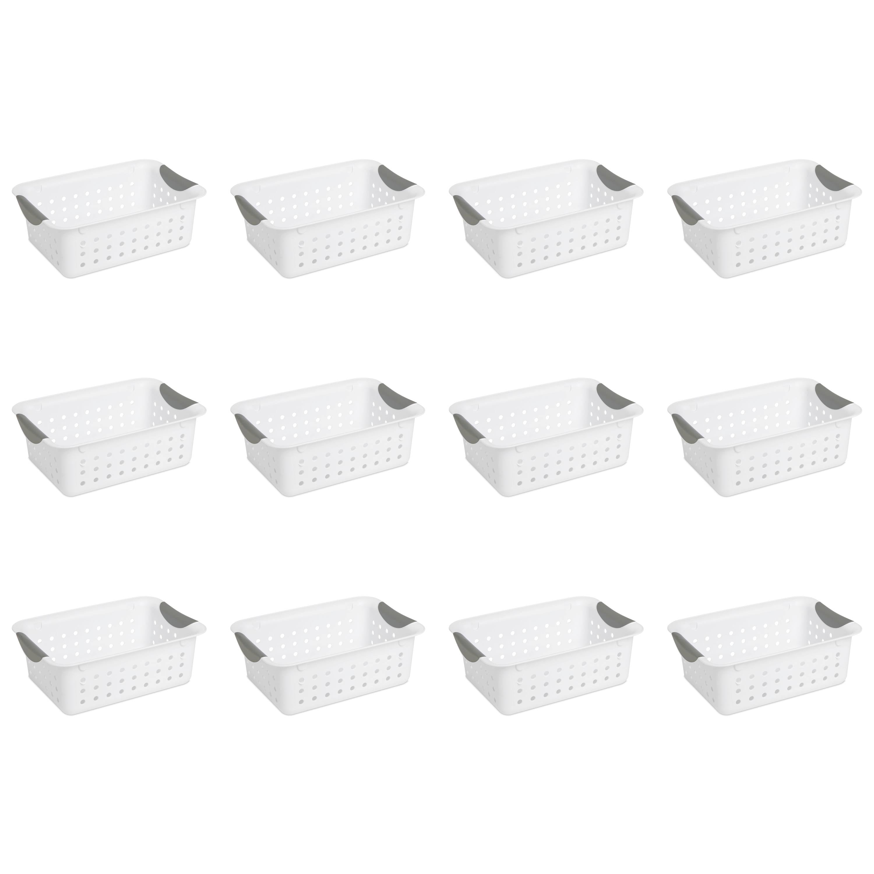 White Small Baskets, Case of 12 W927514