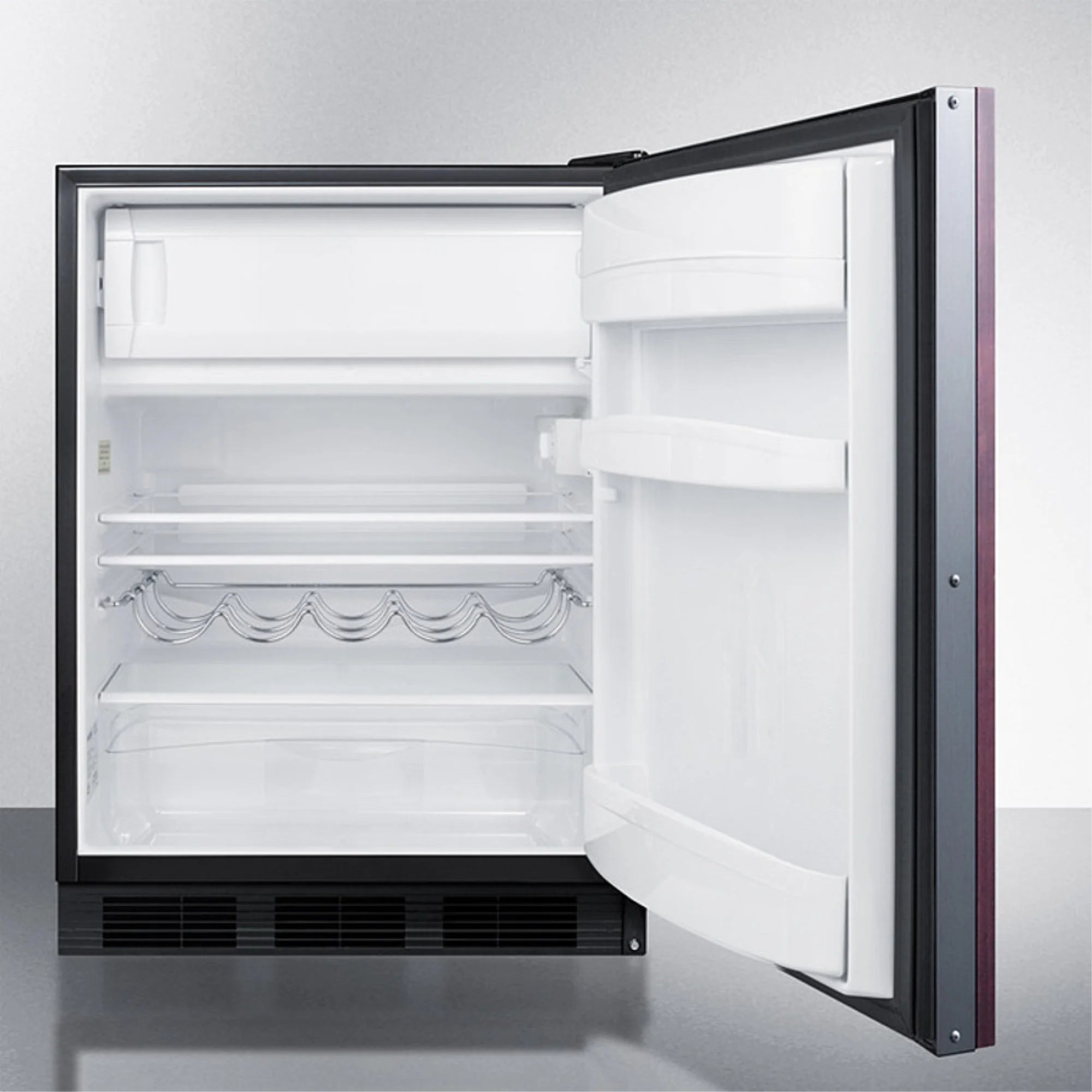 ADA compliant built-in undercounter all-refrigerator with auto defrost and black cabinet C1559