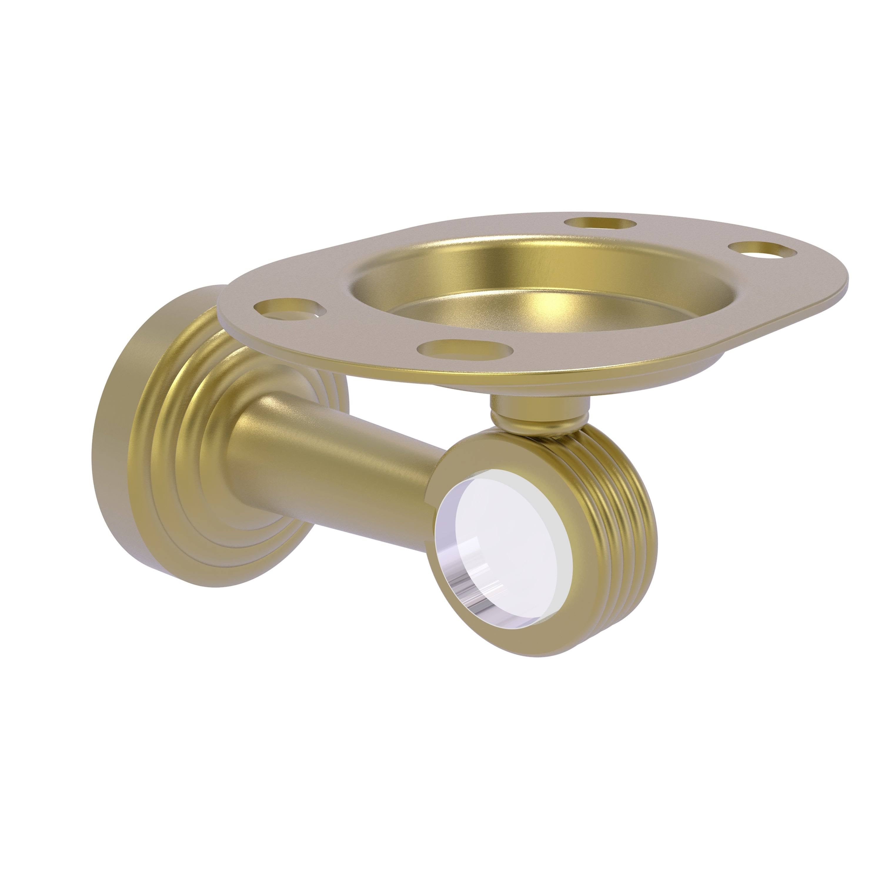 Tumbler and Toothbrush Holder in Satin Brass A778