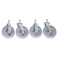 Pneumatic 2 Swivel and 2 Rigid Stem Caster N878540