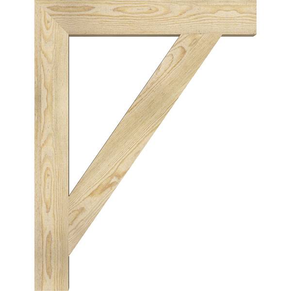 Traditional Block Rough Sawn Douglas Fir Bracket W832509