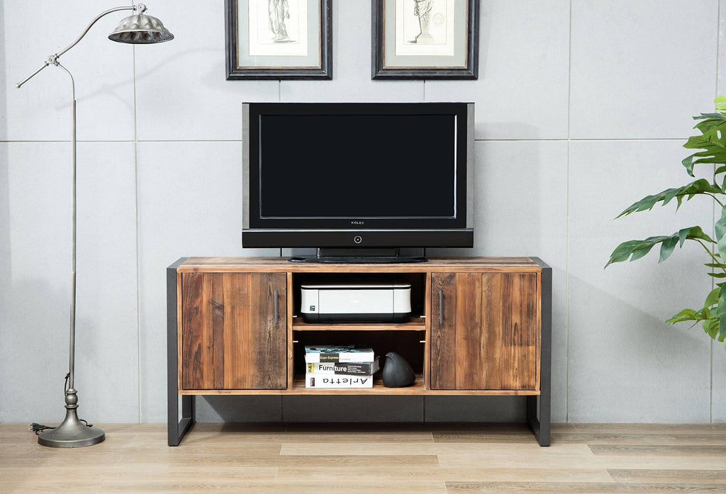 Solid Wood Media Stand L8677