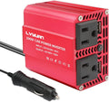 300W Power Inverter DC 12V to 110V AC with Dual USB Car Adapter K589288