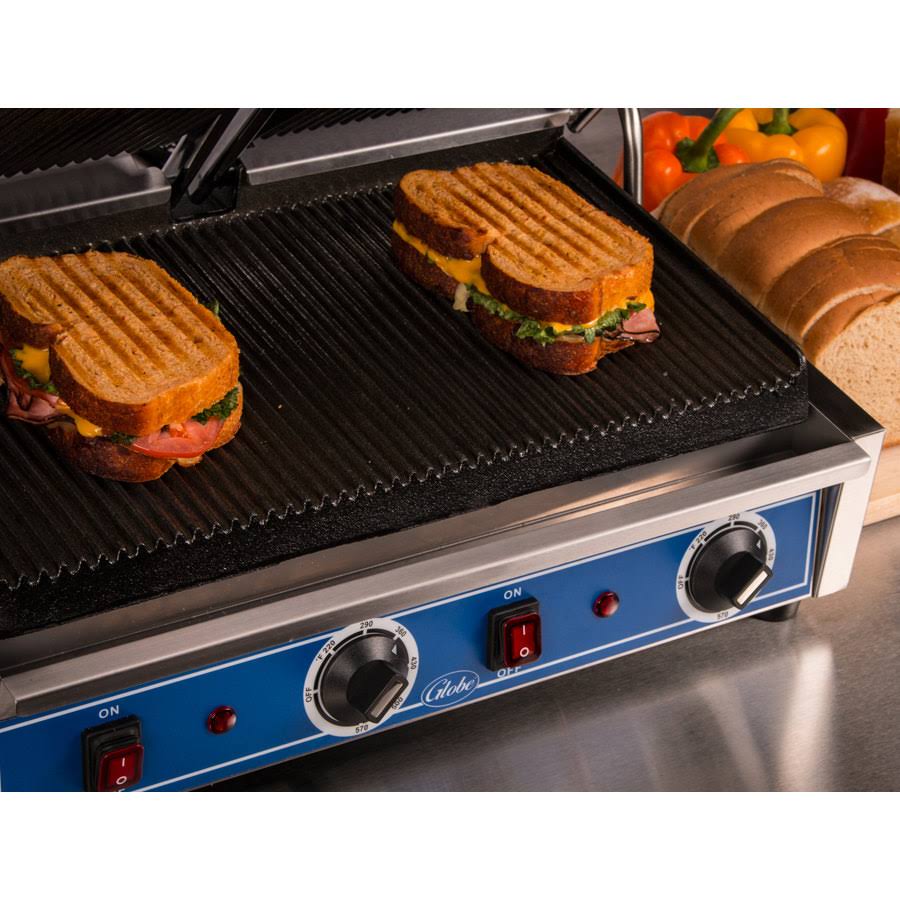 14x22 x 10x22 Grooved Panini Grill K567491