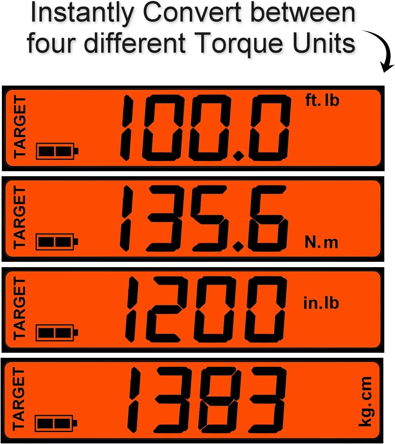 1/2-Inch Drive Electronic Torque Wrench (25-250 ft.-lb./33.9-339 N.m) D459
