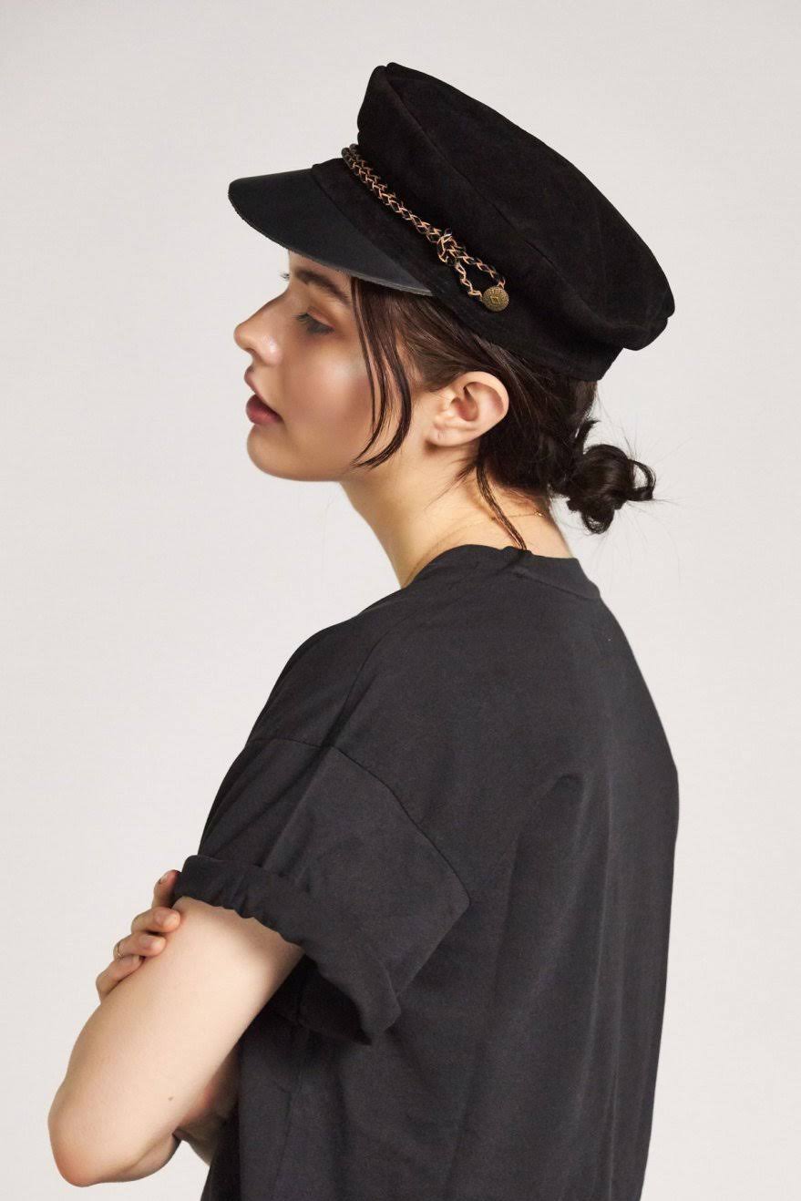 Black Kayla Cap Y8501