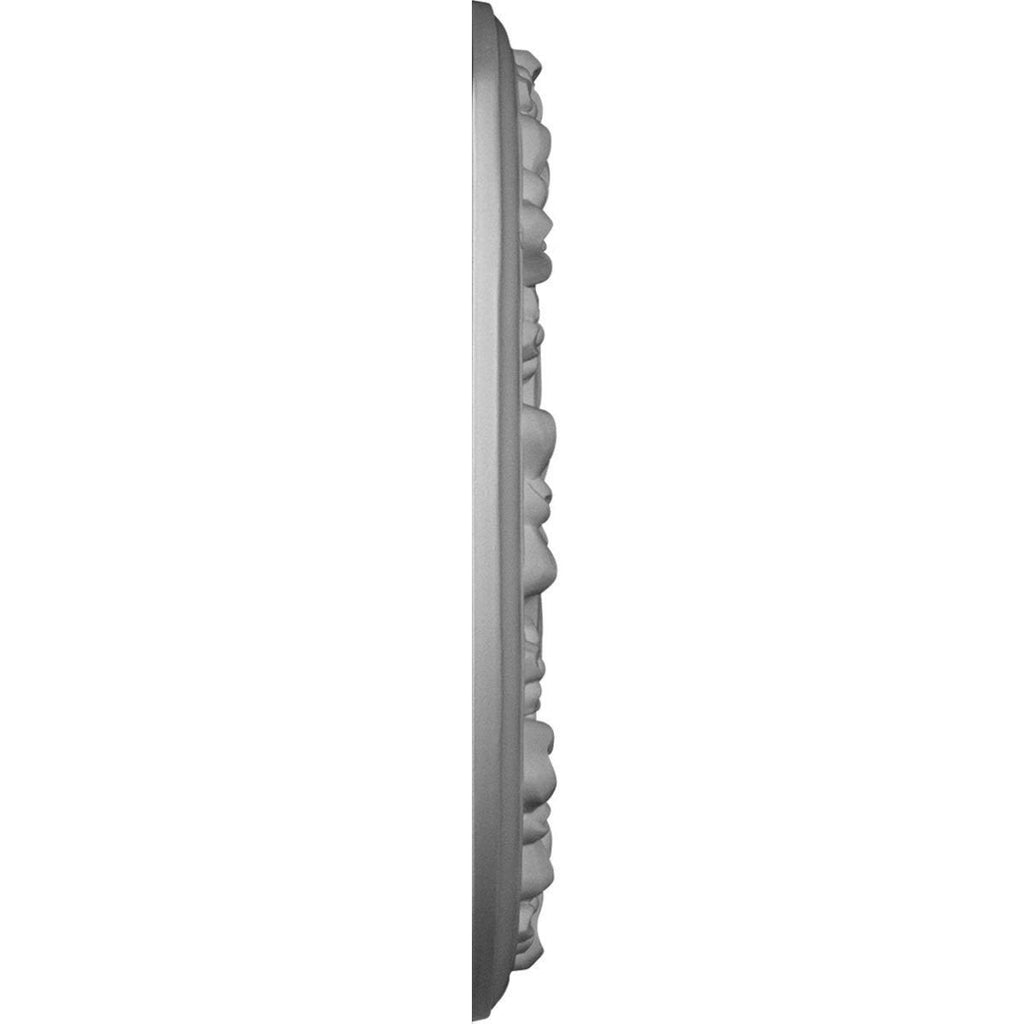 12 1/4x22OD x 7 1/2x22ID x 7/8x22P Ribbon with Bow Ceiling Medallion D678991