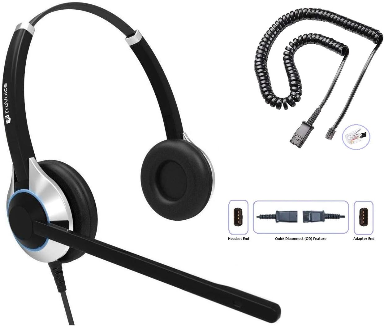 HD Headset with Noise Canceling Microphone & HD Speakers E417710