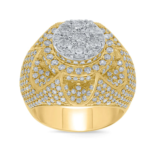 10K Yellow Gold 4.25 Carat Diamond Ring Band J30862