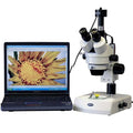 3.5X-90X Stereo Zoom Microscope with Dual Halogen Lights and 10MP Camera B35687