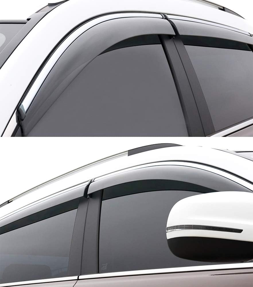 Car Window Visor Vent Shade Deflector Sun/Rain Guards U4139