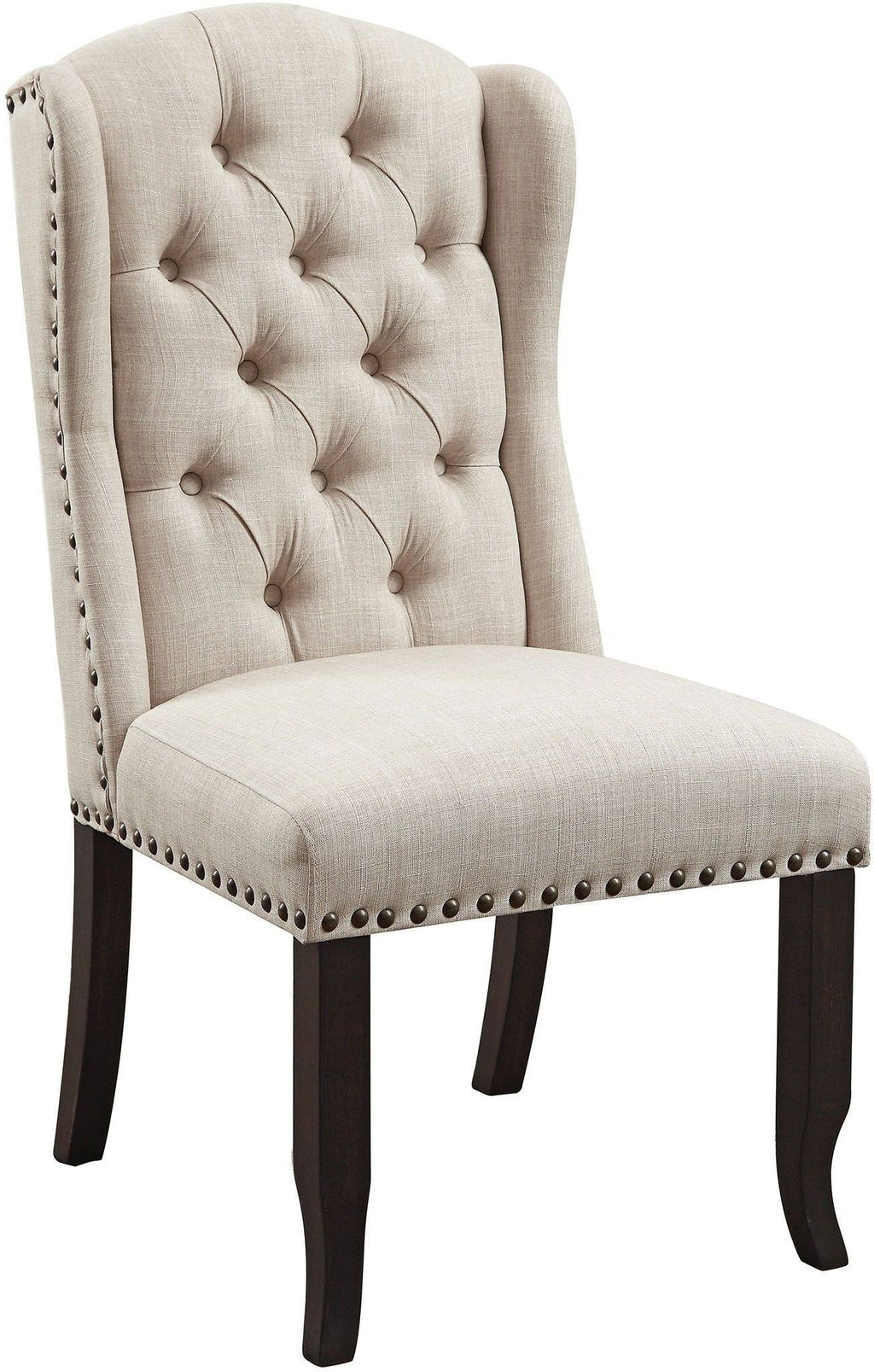 Antique Black Side Chair Set of 2 B85036