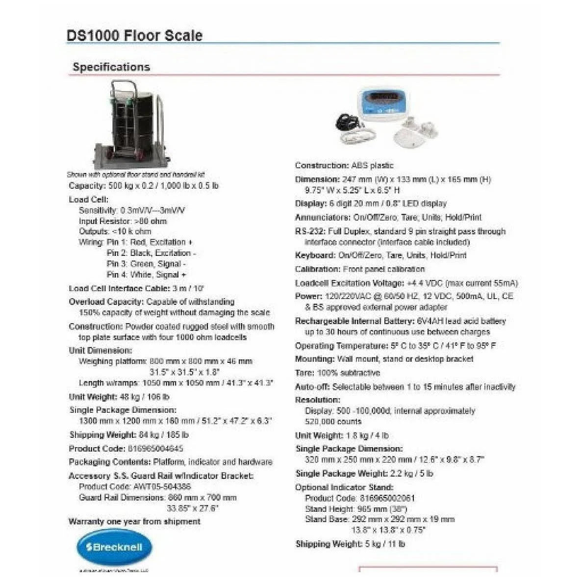 Digital Floor Scale D682118